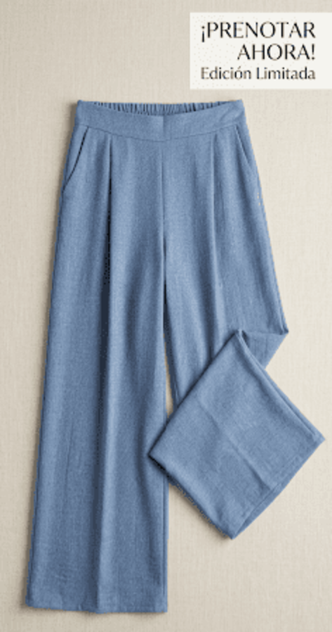 Conjunto azul algodón  - Imagen 2
