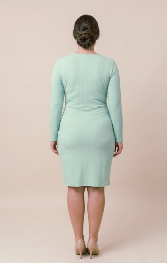 Vestido verde menta  - Imagen 3